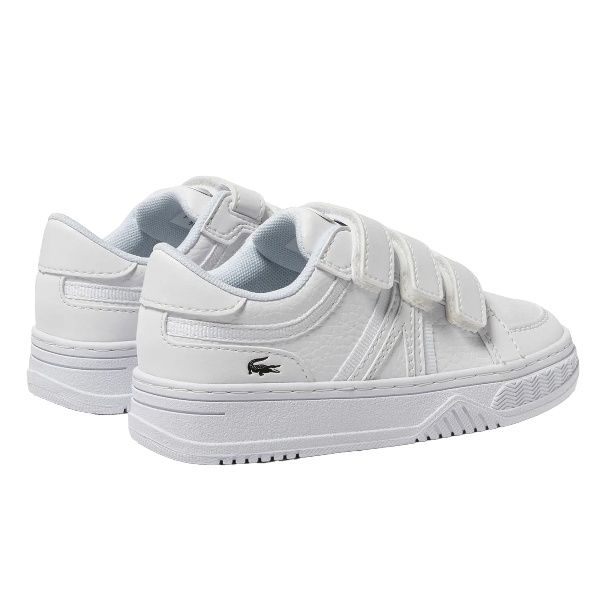 White - Front - Lacoste Childrens-Kids L001 Trainers