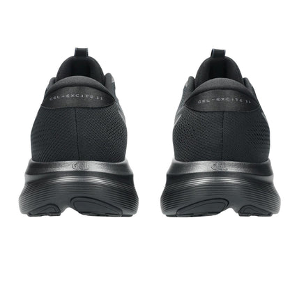 Black-Grey - Back - Asics Mens Cushioned Trainers