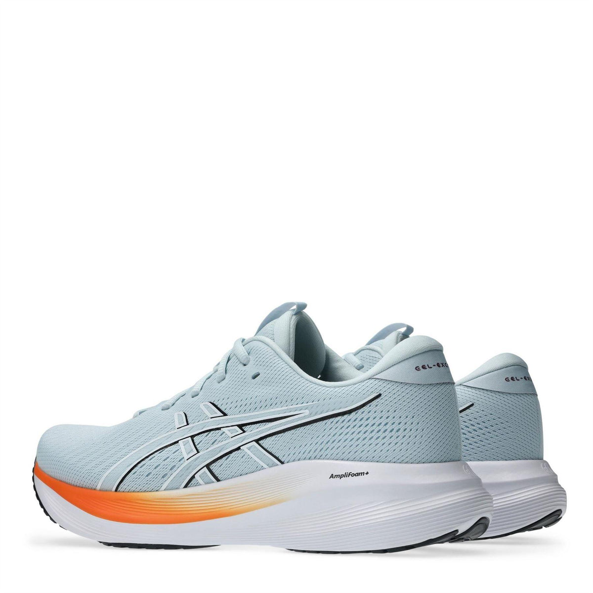 Cool Grey-White - Pack Shot - Asics Mens Cushioned Trainers