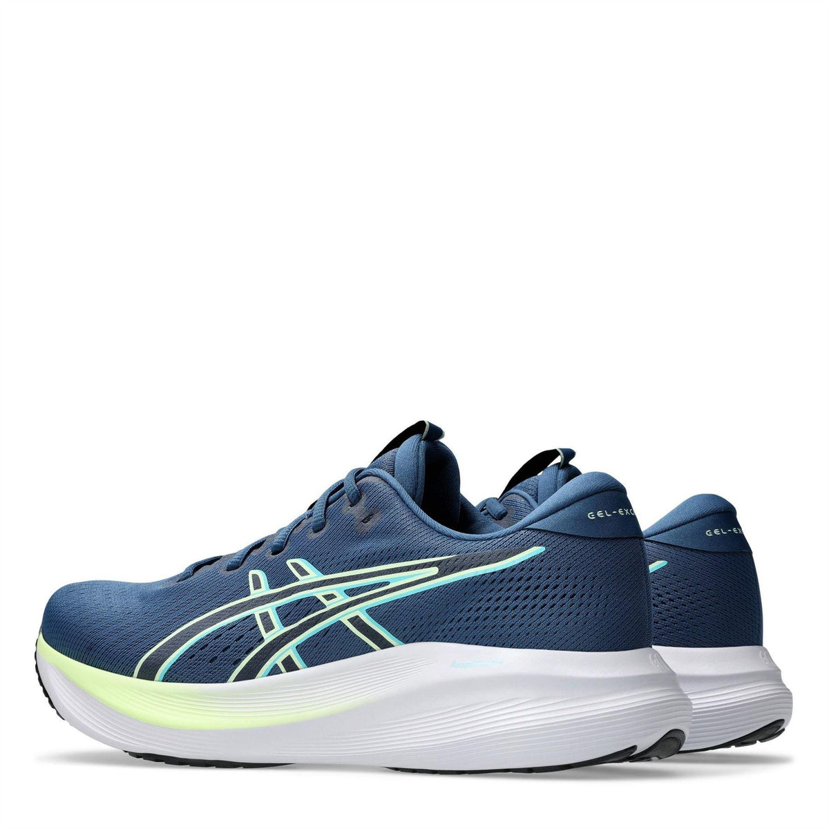 Sharkskin-Yellow - Pack Shot - Asics Mens Cushioned Trainers