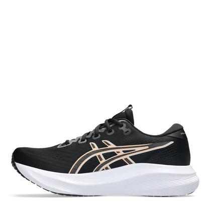 Black-Sun Yellow - Back - Asics Mens Cushioned Trainers