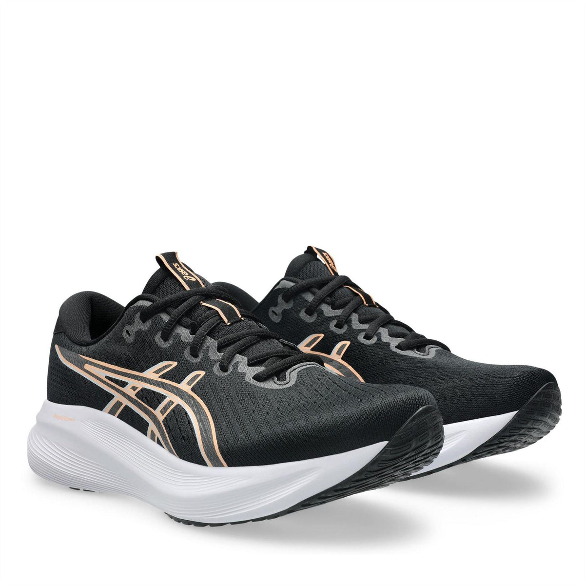 Black-Sun Yellow - Lifestyle - Asics Mens Cushioned Trainers