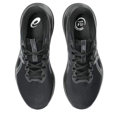 Black-Grey - Pack Shot - Asics Mens Cushioned Trainers