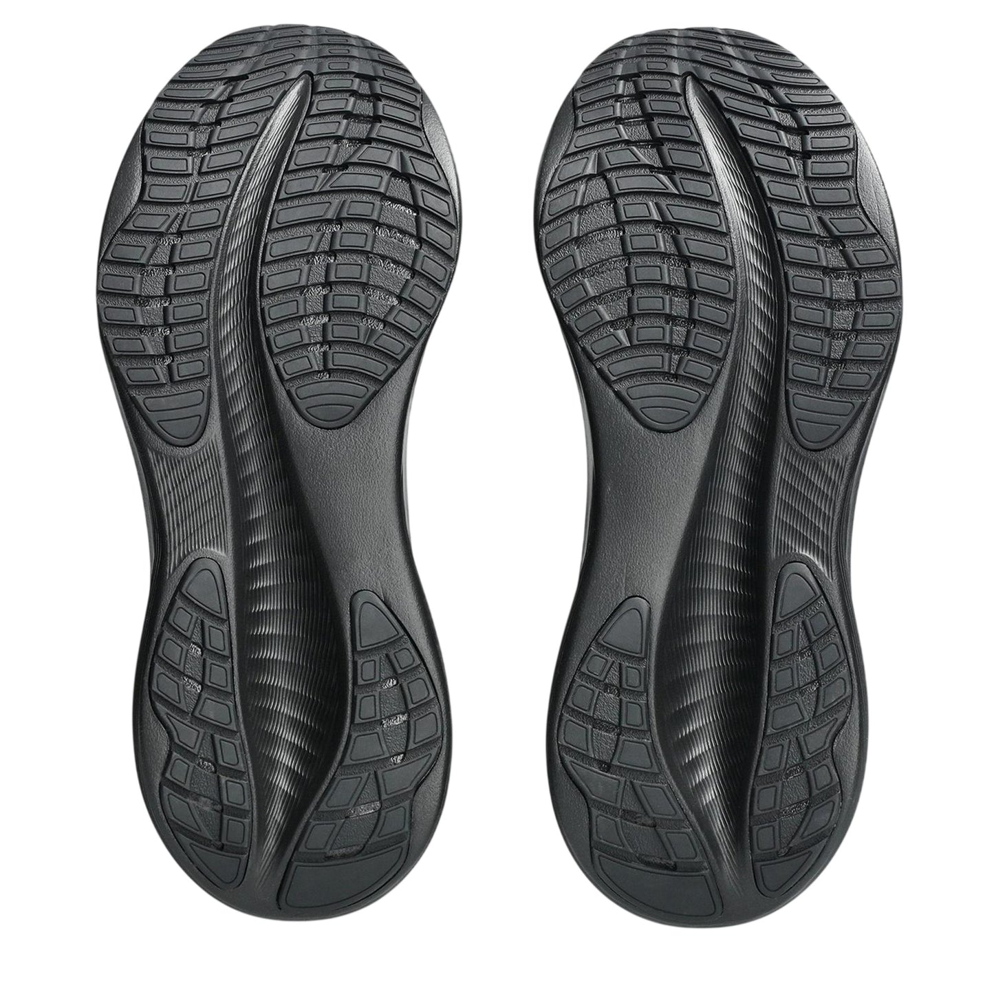 Black-Grey - Close up - Asics Mens Cushioned Trainers