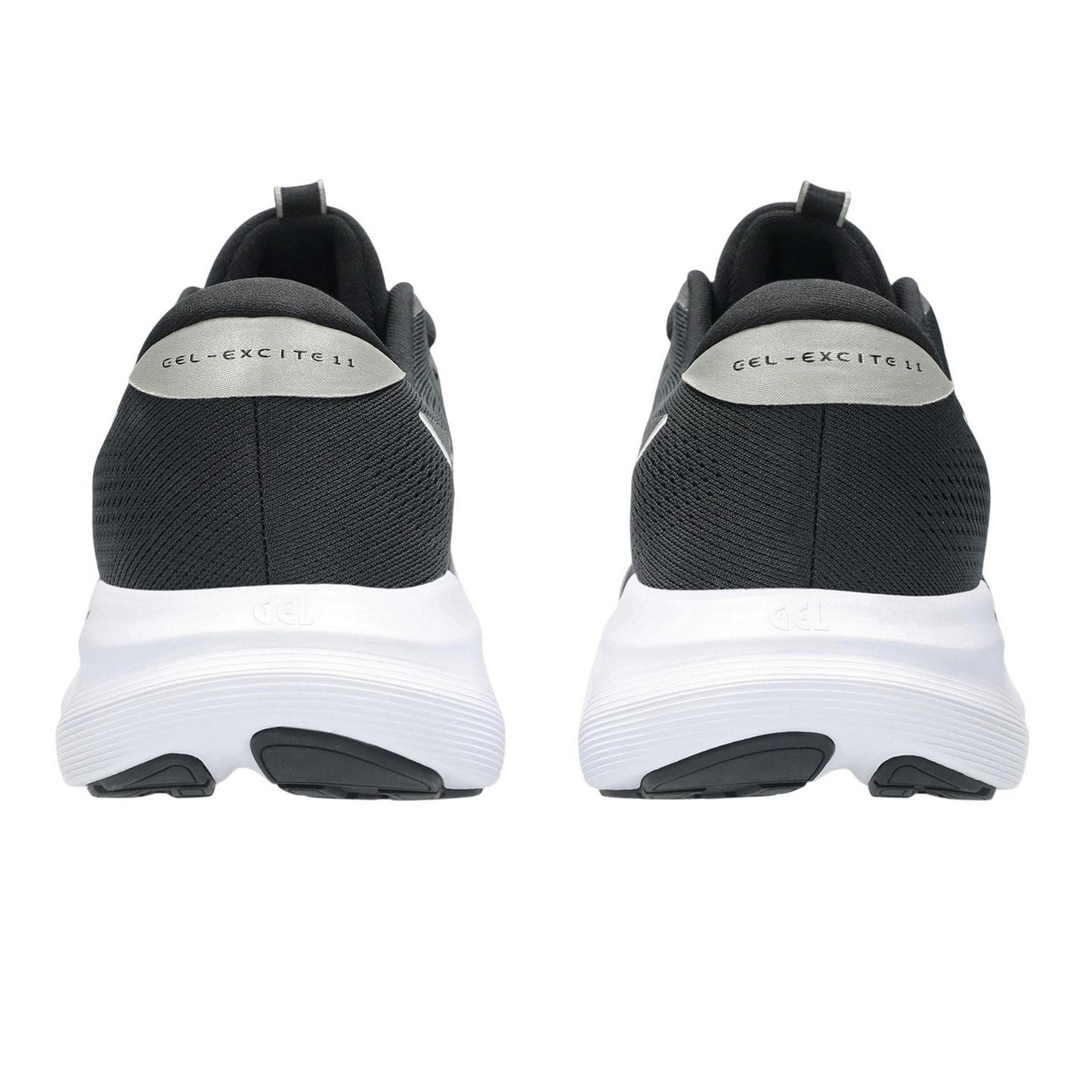 Black-White - Back - Asics Mens Cushioned Trainers