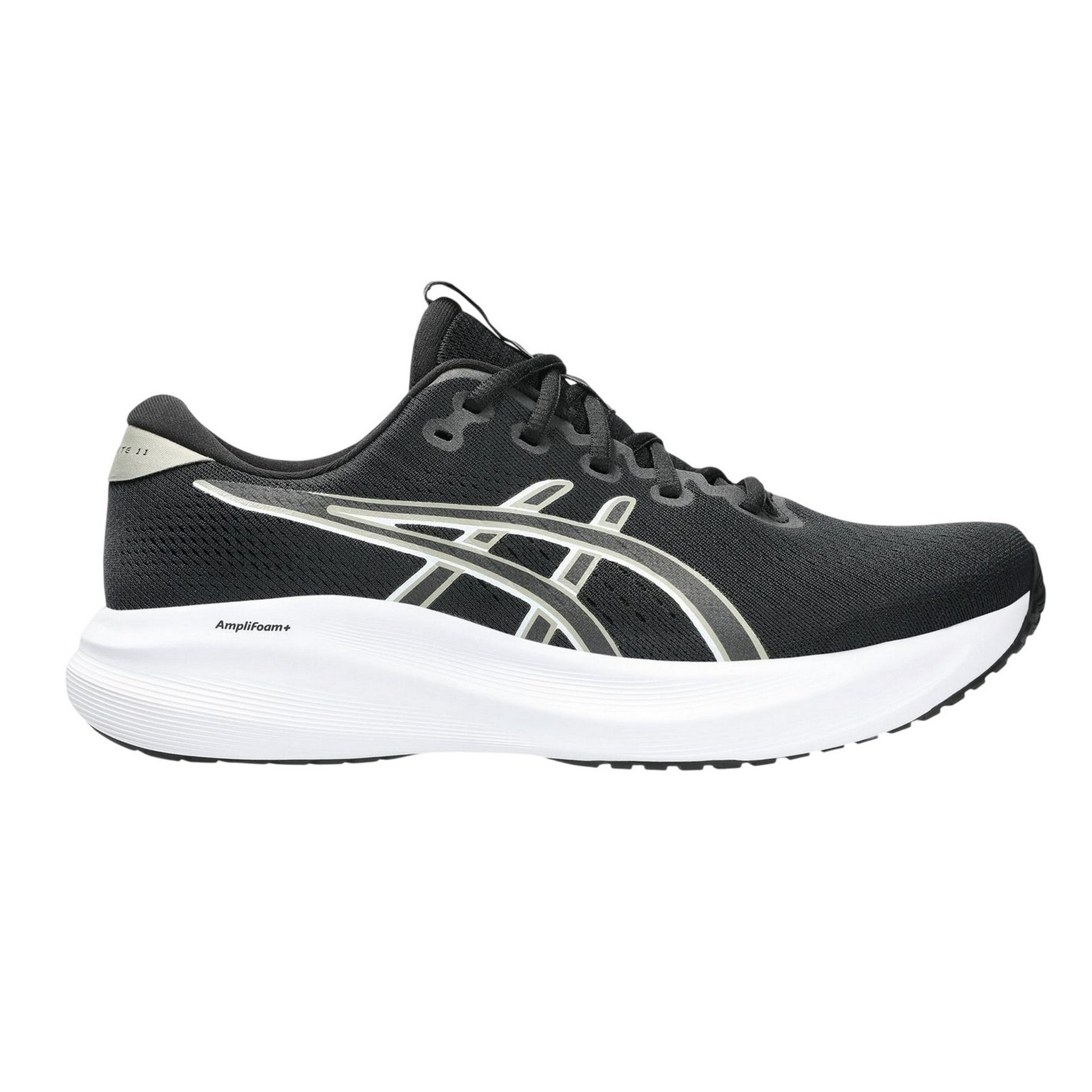 Black-White - Lifestyle - Asics Mens Cushioned Trainers