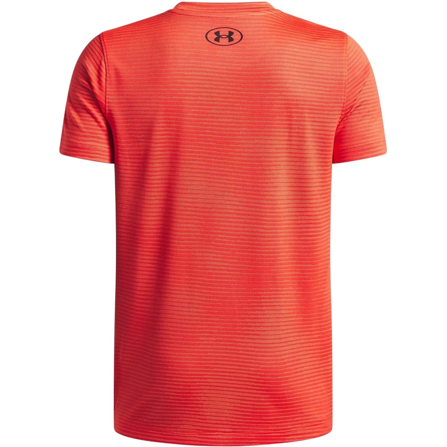 Red-Black - Back - Under Armour Mens Horizontal Stripe Jacquard Logo Top