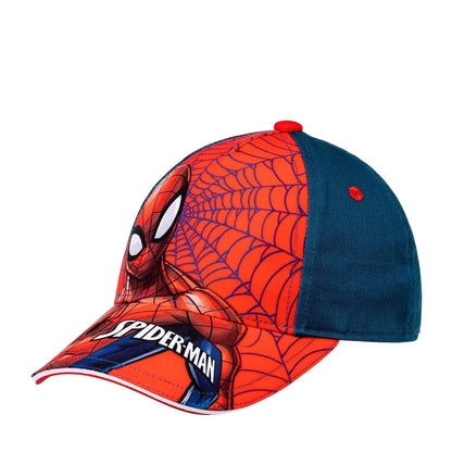Red - Side - Spider-Man Childrens-Kids Baseball Cap