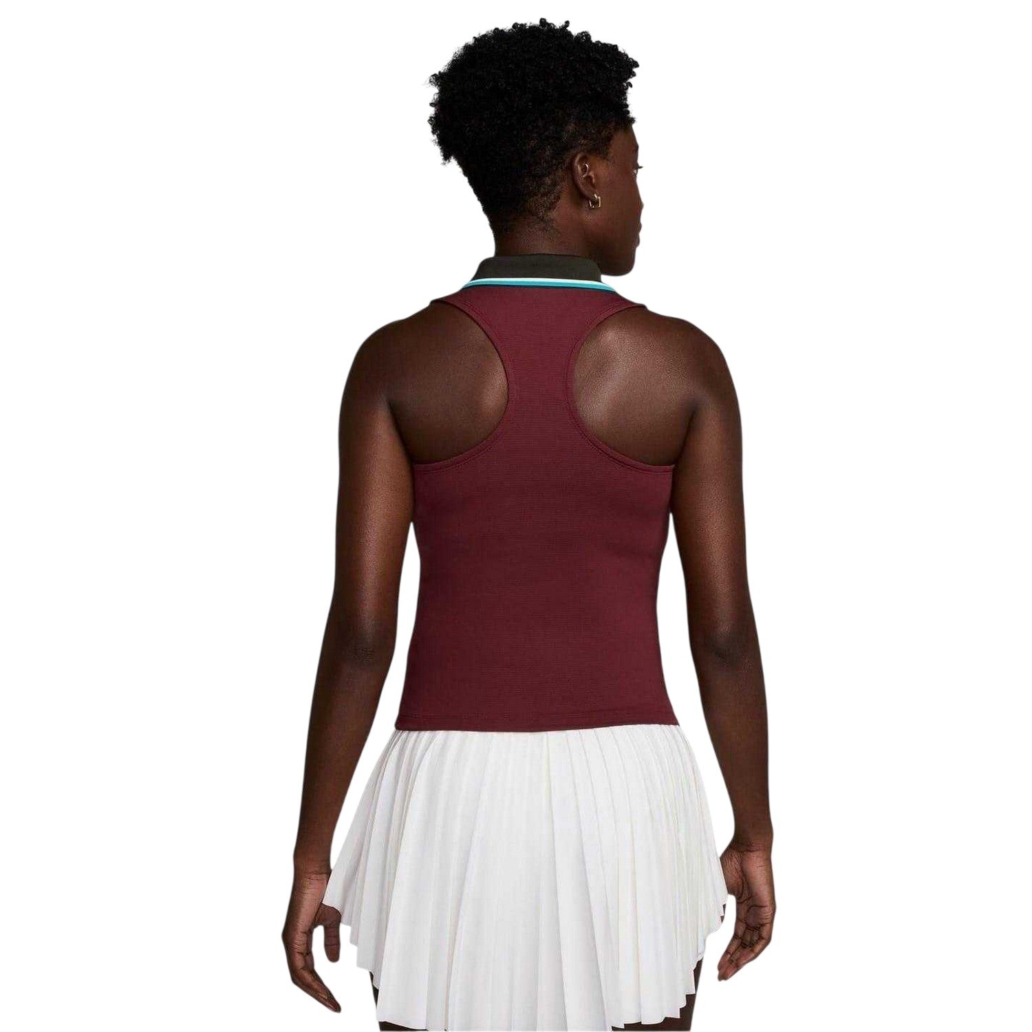 Dark Red - Back - Nike Womens-Ladies Performance Tank Top