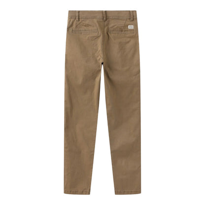 Khaki Green - Back - Firetrap Childrens-Kids Chino Straight Trousers