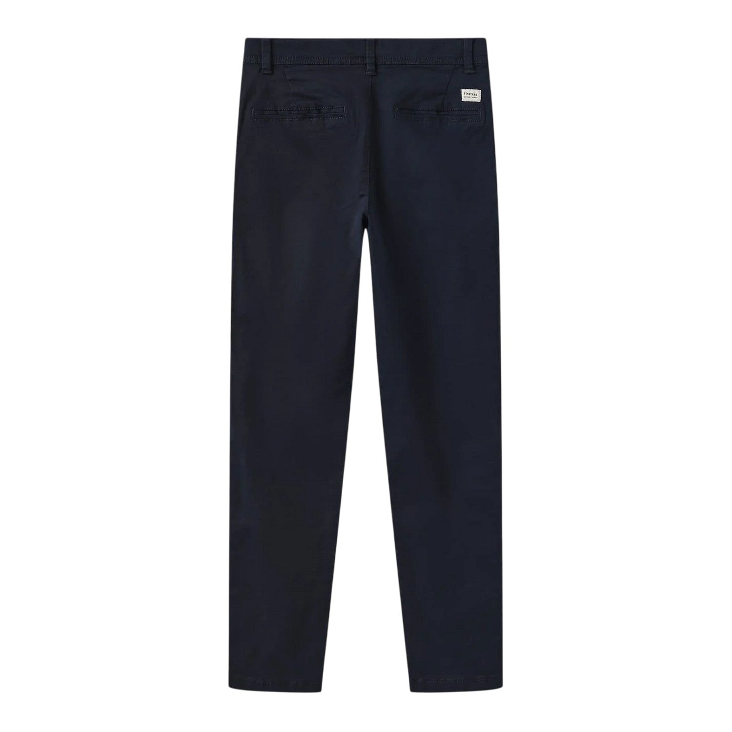 Navy - Back - Firetrap Childrens-Kids Chino Straight Trousers