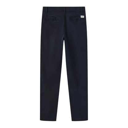 Navy - Back - Firetrap Childrens-Kids Chino Straight Trousers