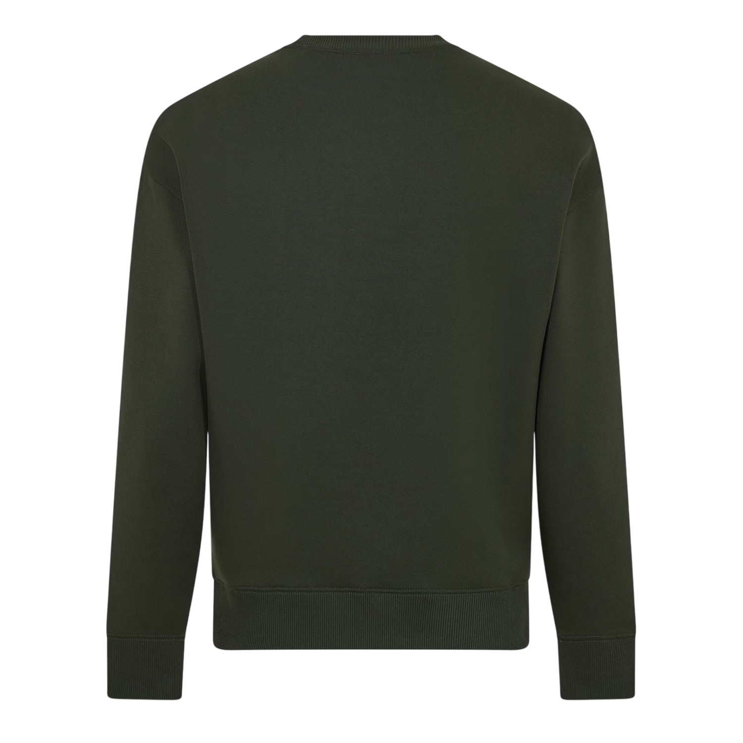 Dark Green - Back - Hugo Mens Dettil Crew Neck Sweatshirt
