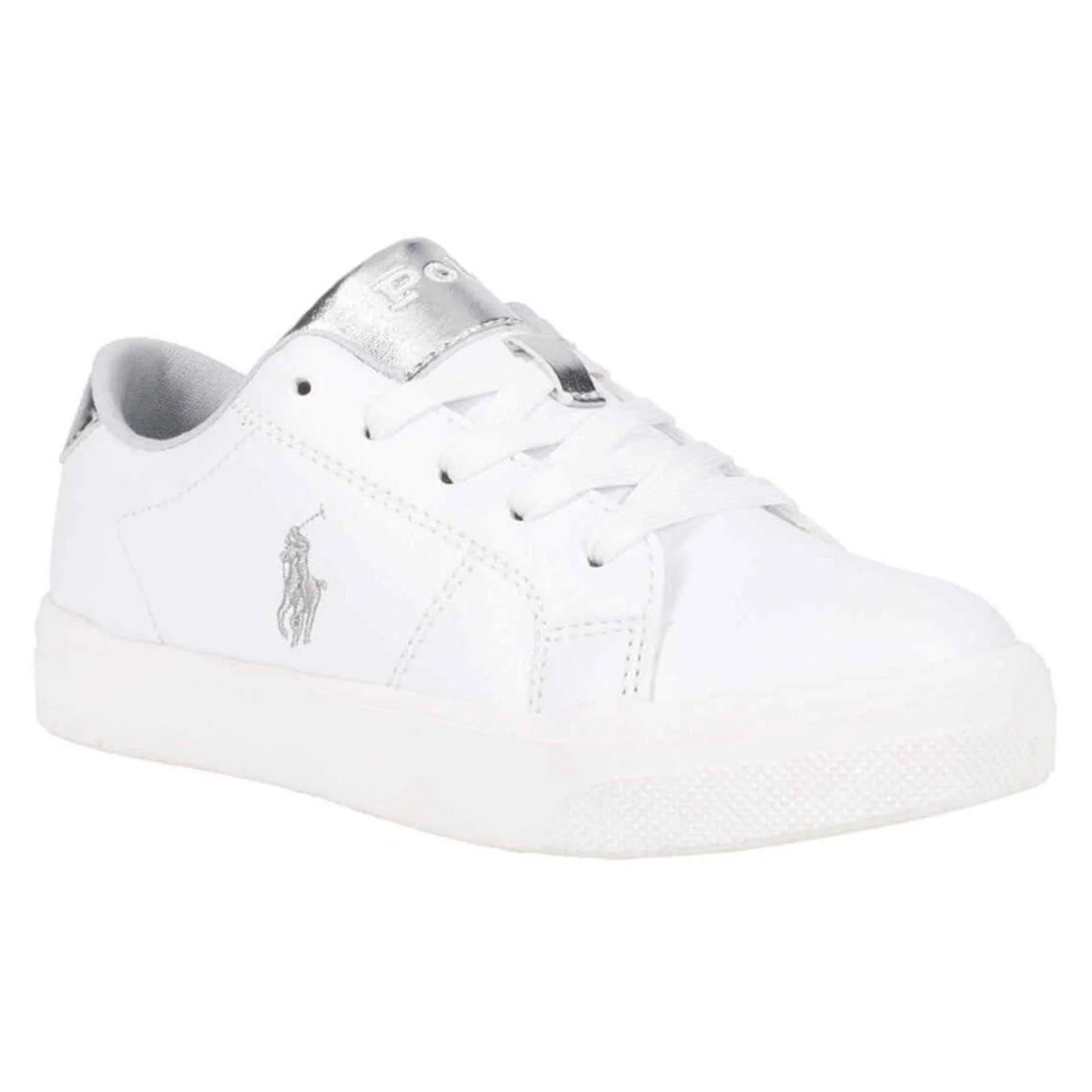 White - Front - Ralph Lauren Childrens-Kids Sutton Trainers