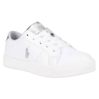 White - Front - Ralph Lauren Childrens-Kids Sutton Trainers