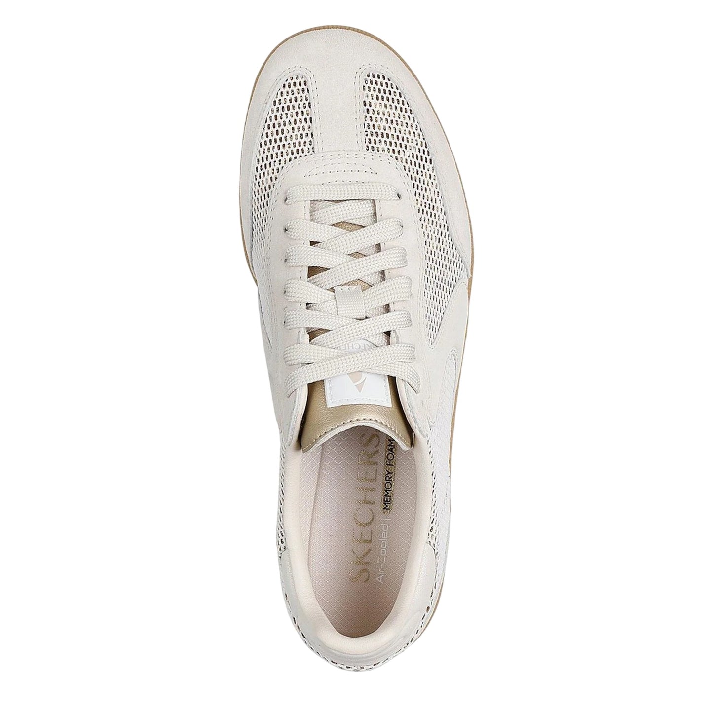 Natural - Lifestyle - Skechers Womens-Ladies Hotshot Low Flat Trainers