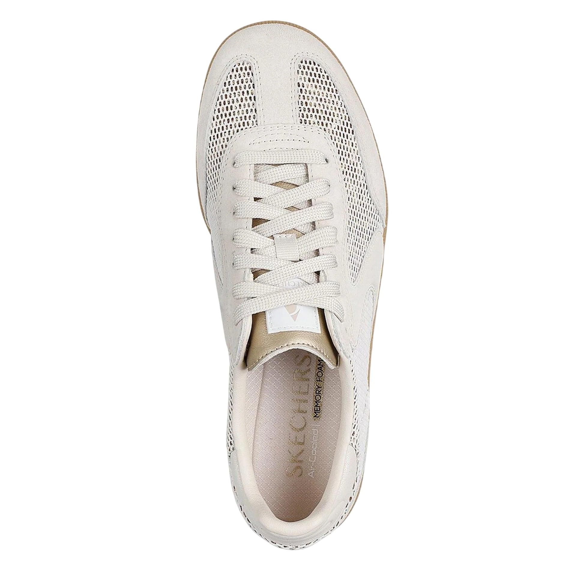 Natural - Lifestyle - Skechers Womens-Ladies Hotshot Low Flat Trainers