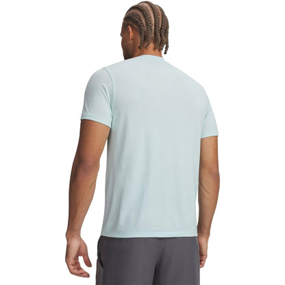 Mint - Back - Under Armour Mens Vanish Elite Logo Seamless Running T-Shirt