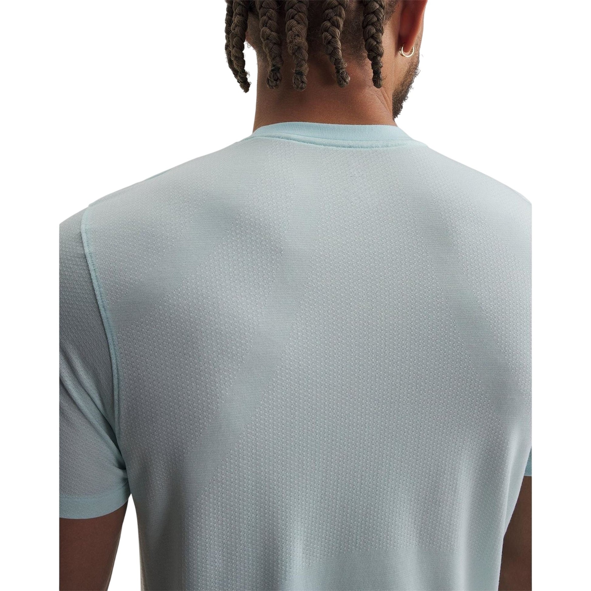 Mint - Side - Under Armour Mens Vanish Elite Logo Seamless Running T-Shirt