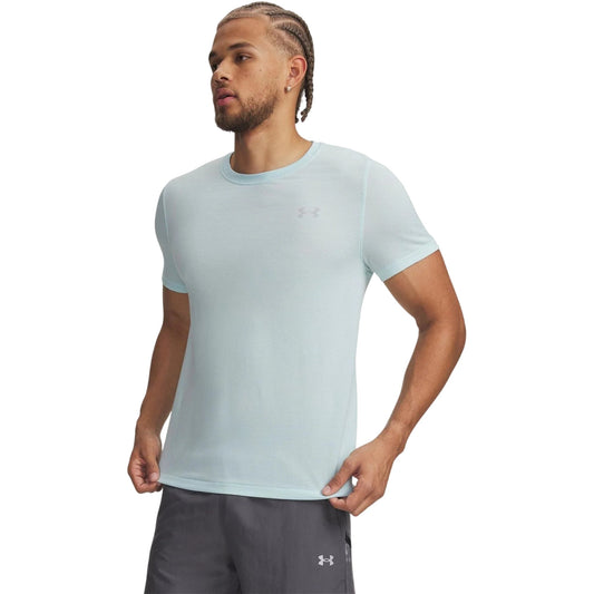 Mint - Front - Under Armour Mens Vanish Elite Logo Seamless Running T-Shirt
