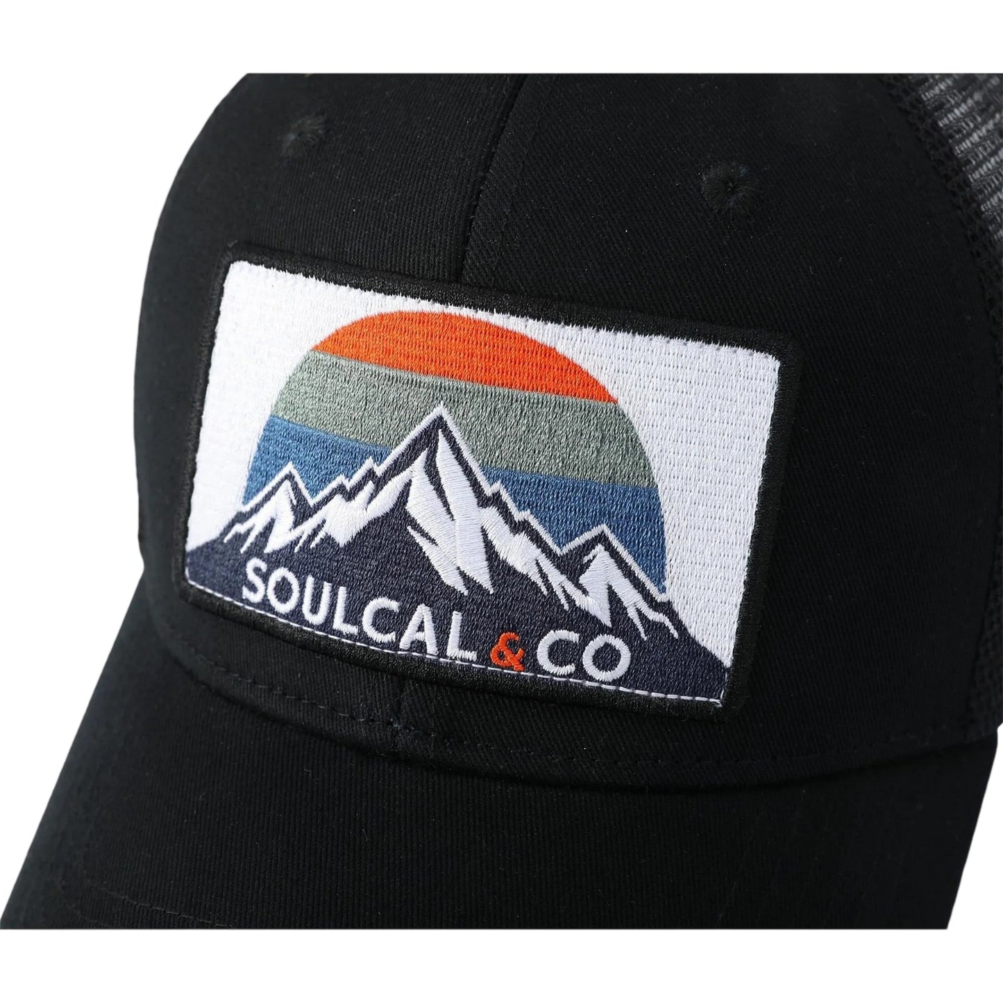 Black - Side - SoulCal Mountain Baseball Cap