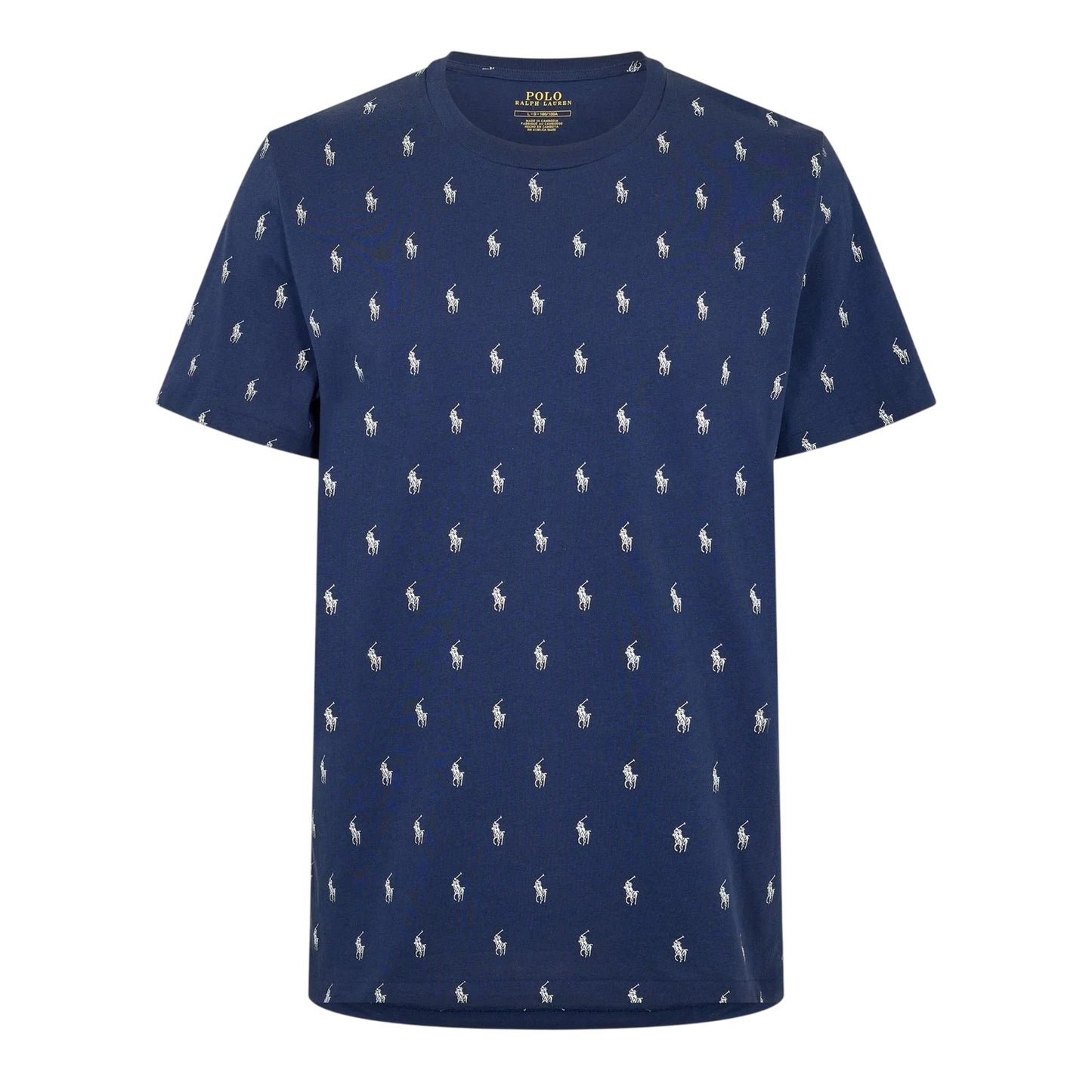 Navy - Front - Ralph Lauren Mens Regular T-Shirt