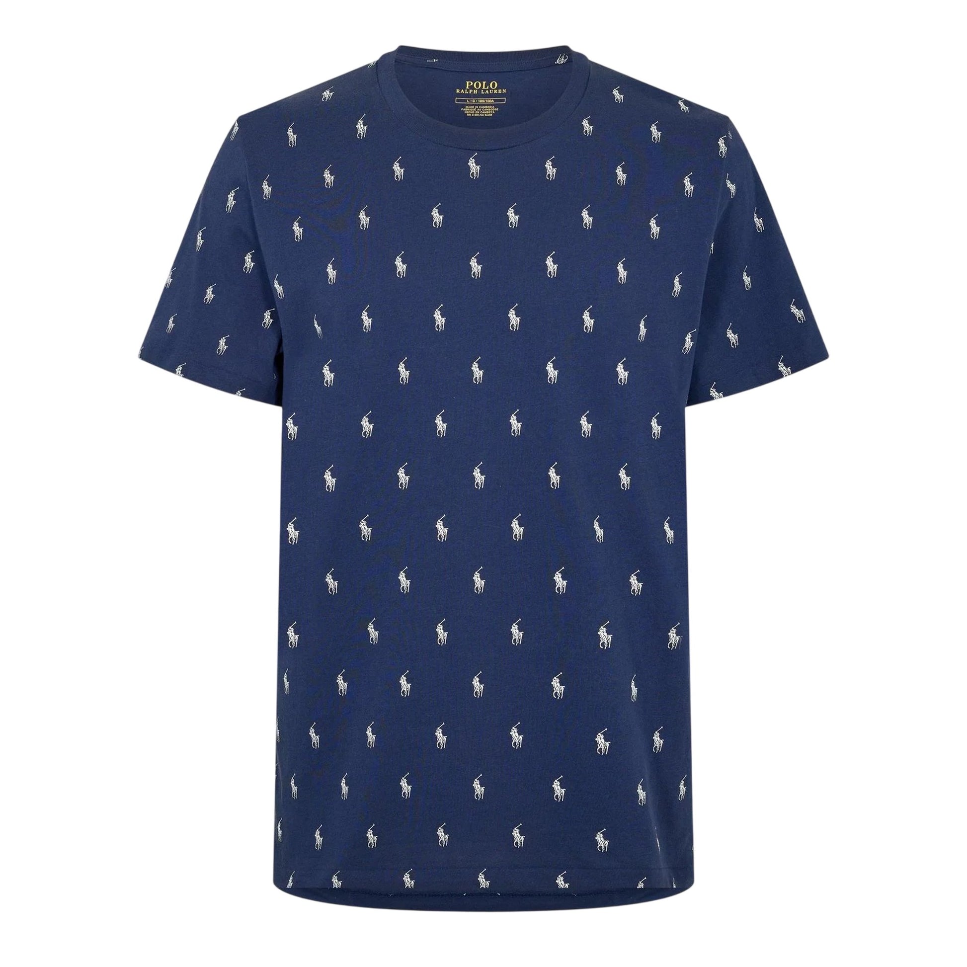 Navy - Front - Ralph Lauren Mens Regular T-Shirt