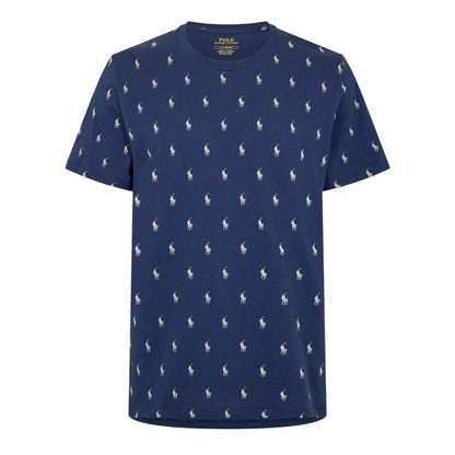 Navy - Front - Ralph Lauren Mens Regular T-Shirt