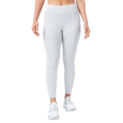 Grey Mist - Front - Nathan Womens-Ladies High Waist Leggings