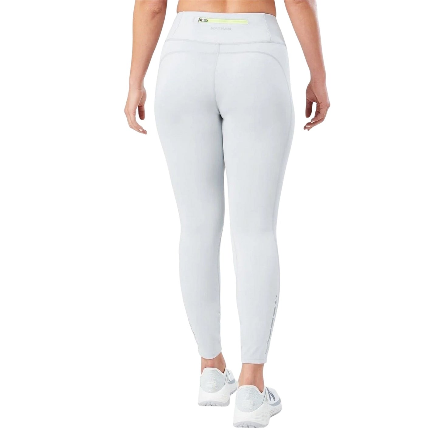 Grey Mist - Back - Nathan Womens-Ladies High Waist Leggings