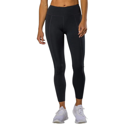 Black - Front - Nathan Womens-Ladies High Waist Leggings