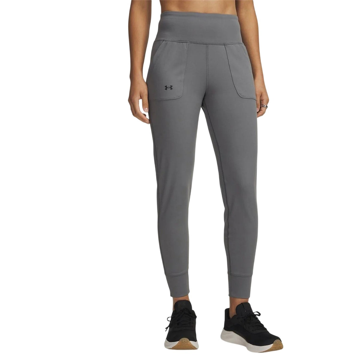 Green-Black - Front - Under Armour Womens-Ladies Motion Leggings