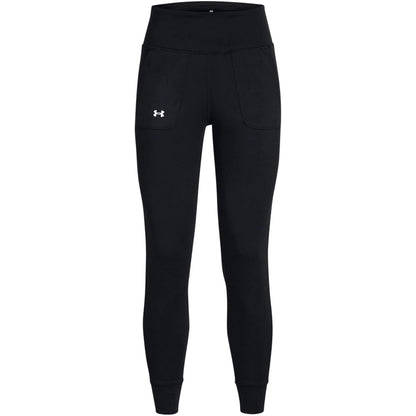Black-White - Front - Under Armour Womens-Ladies Motion Leggings