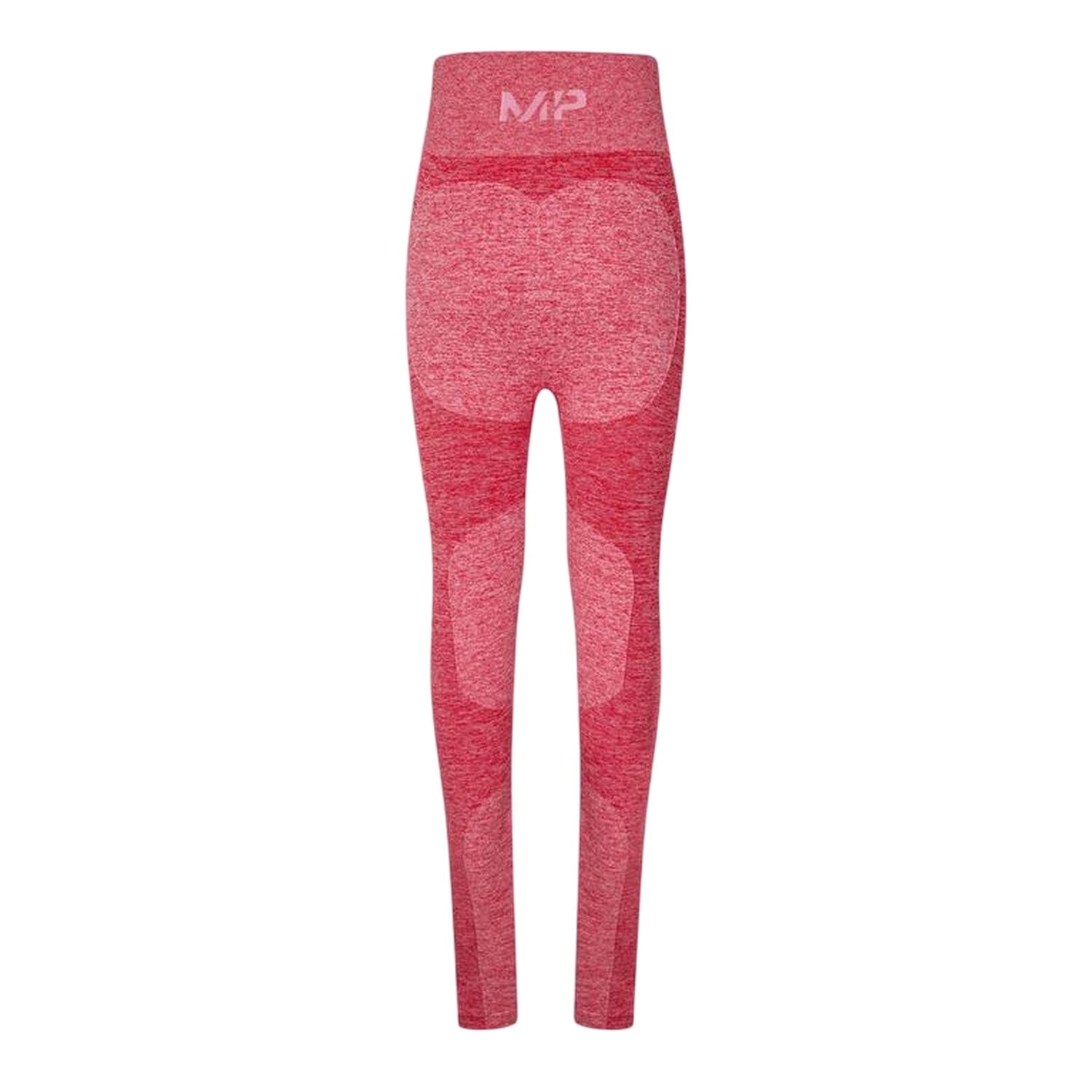 Pink - Back - MyProtien Womens-Ladies Heathered Leggings