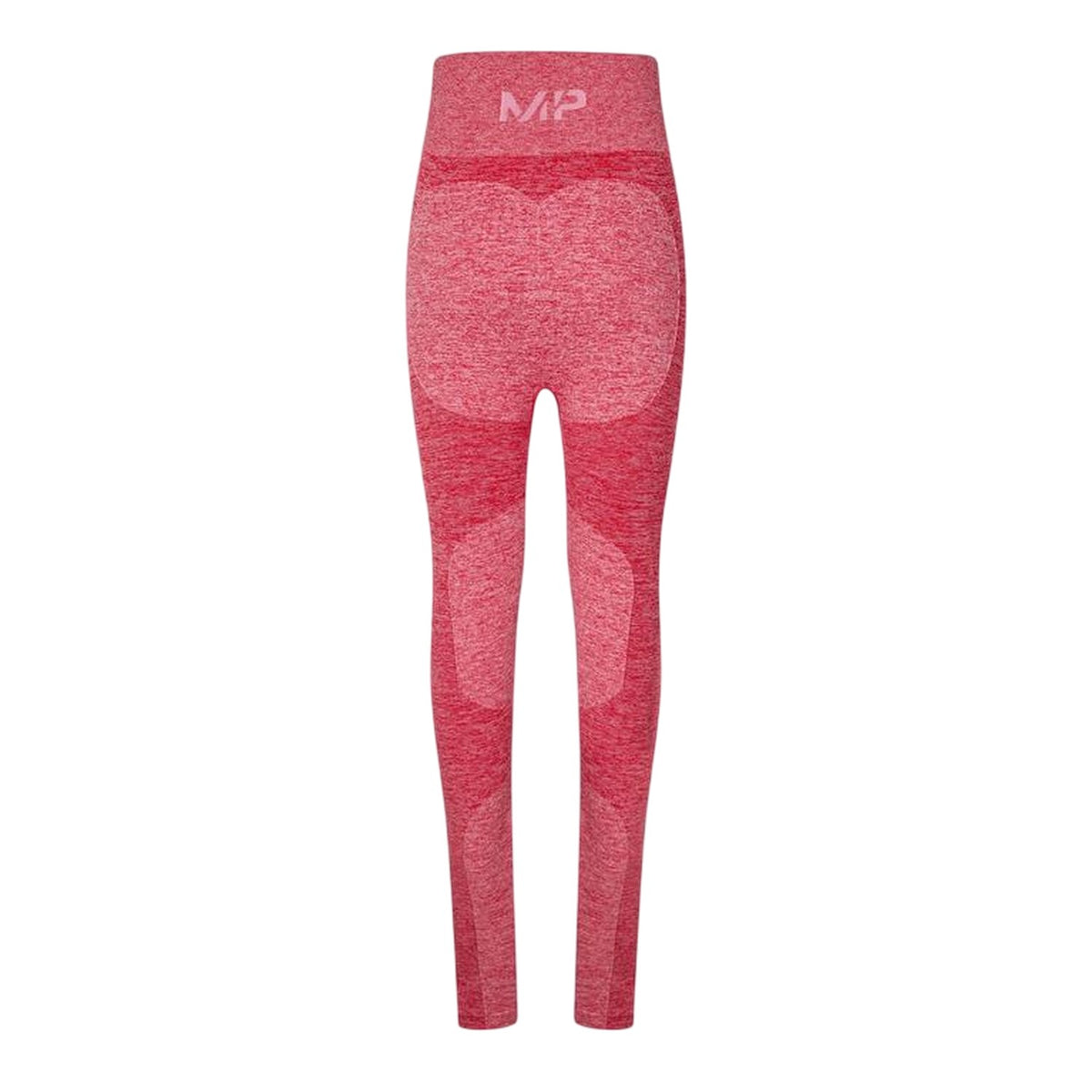 Pink - Back - MyProtien Womens-Ladies Heathered Leggings