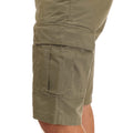 Green - Side - Timberland Mens Outdoor Relaxed Fit Cargo Shorts