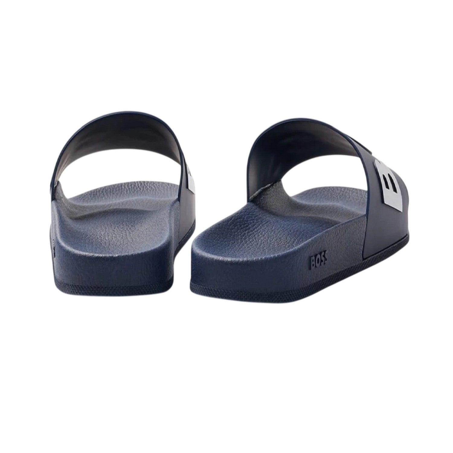 Dark Blue - Back - Boss Mens Logo Sliders