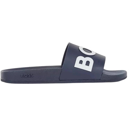 Dark Blue - Side - Boss Mens Logo Sliders