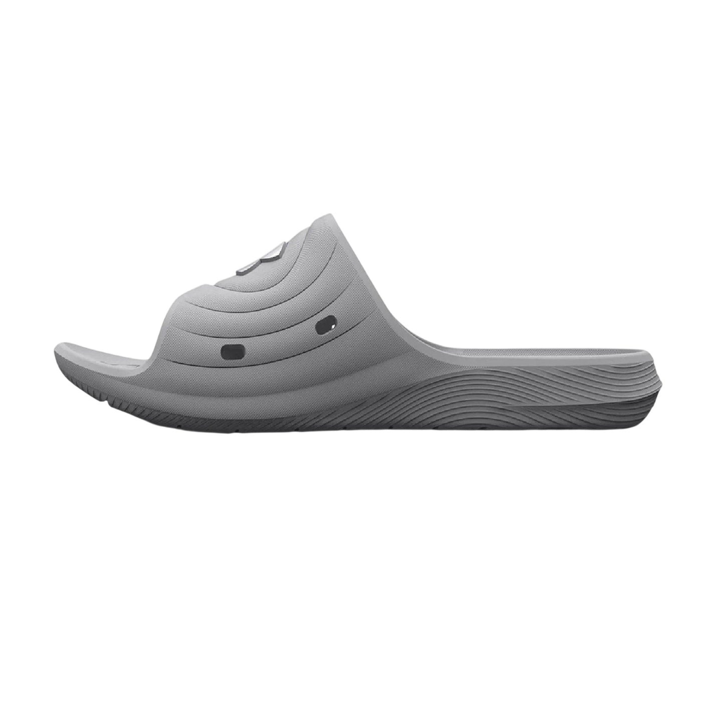 Grey - Back - Under Armour Mens Ignite Pro Casual Relaxed Fit Flatforms