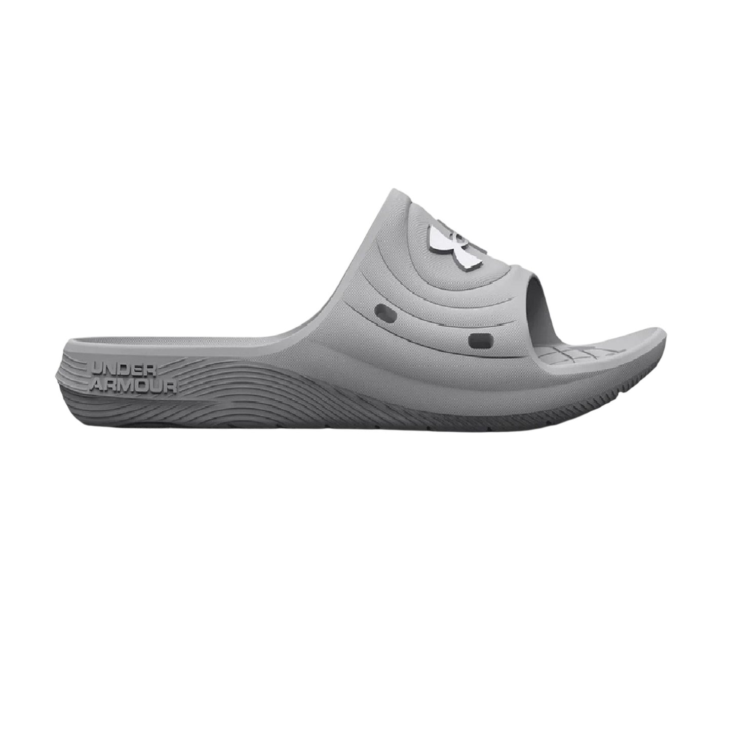 Grey - Front - Under Armour Mens Ignite Pro Casual Relaxed Fit Flatforms