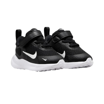 Black-White - Front - Nike Toddler Revolution 7 Shoes