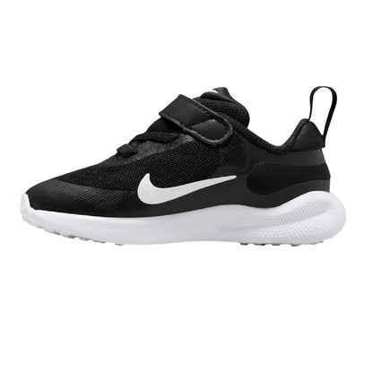 Black-White - Side - Nike Toddler Revolution 7 Shoes