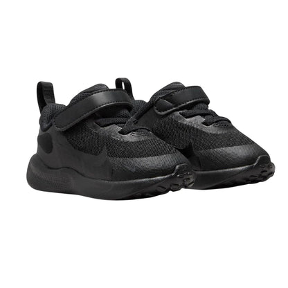 Black-Grey - Front - Nike Toddler Revolution 7 Shoes