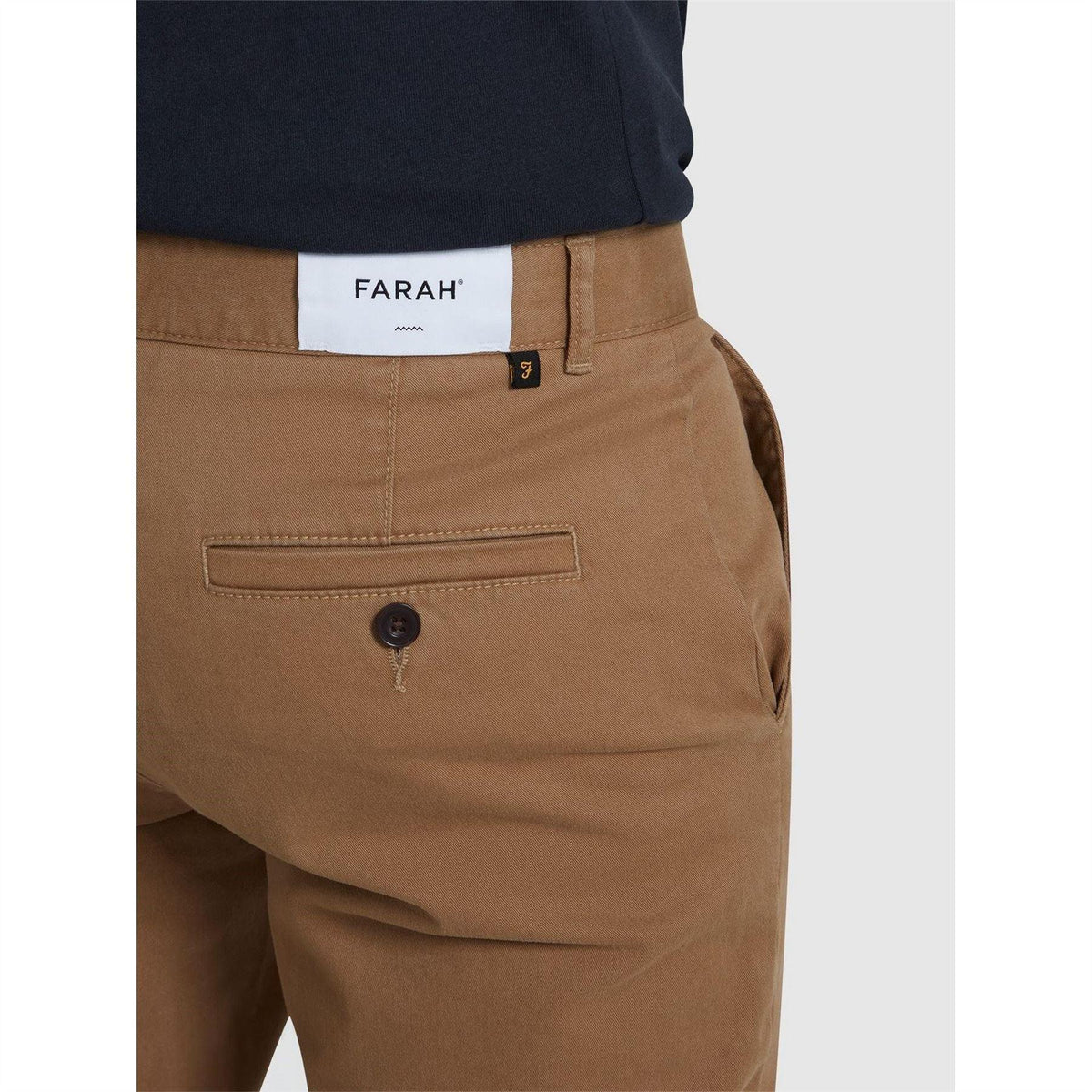 Light Sand - Lifestyle - Farah Mens Elm Slim Chinos