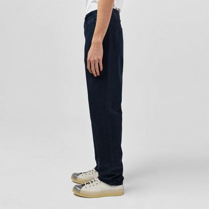 Navy - Pack Shot - Farah Mens Elm Slim Chinos