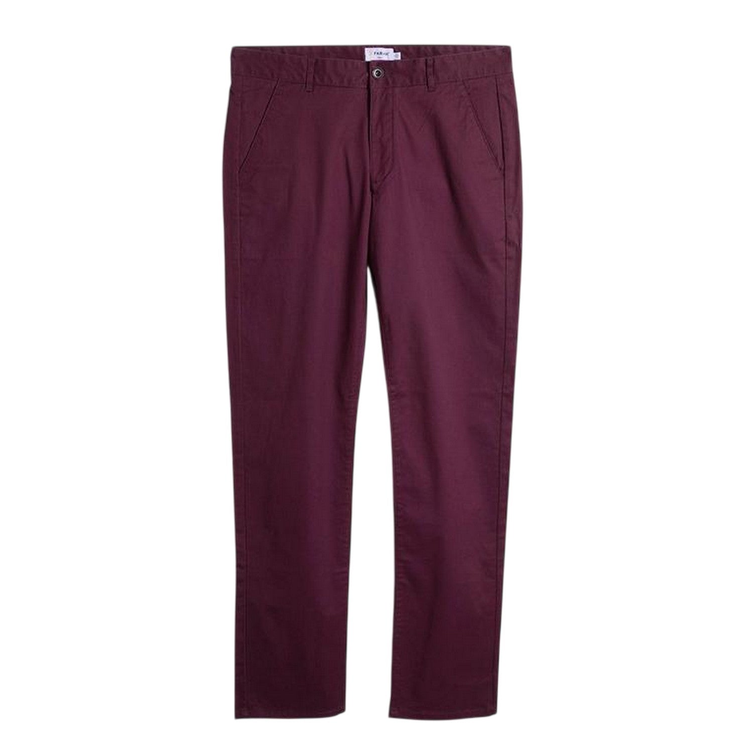 Red - Front - Farah Mens Elm Slim Chinos