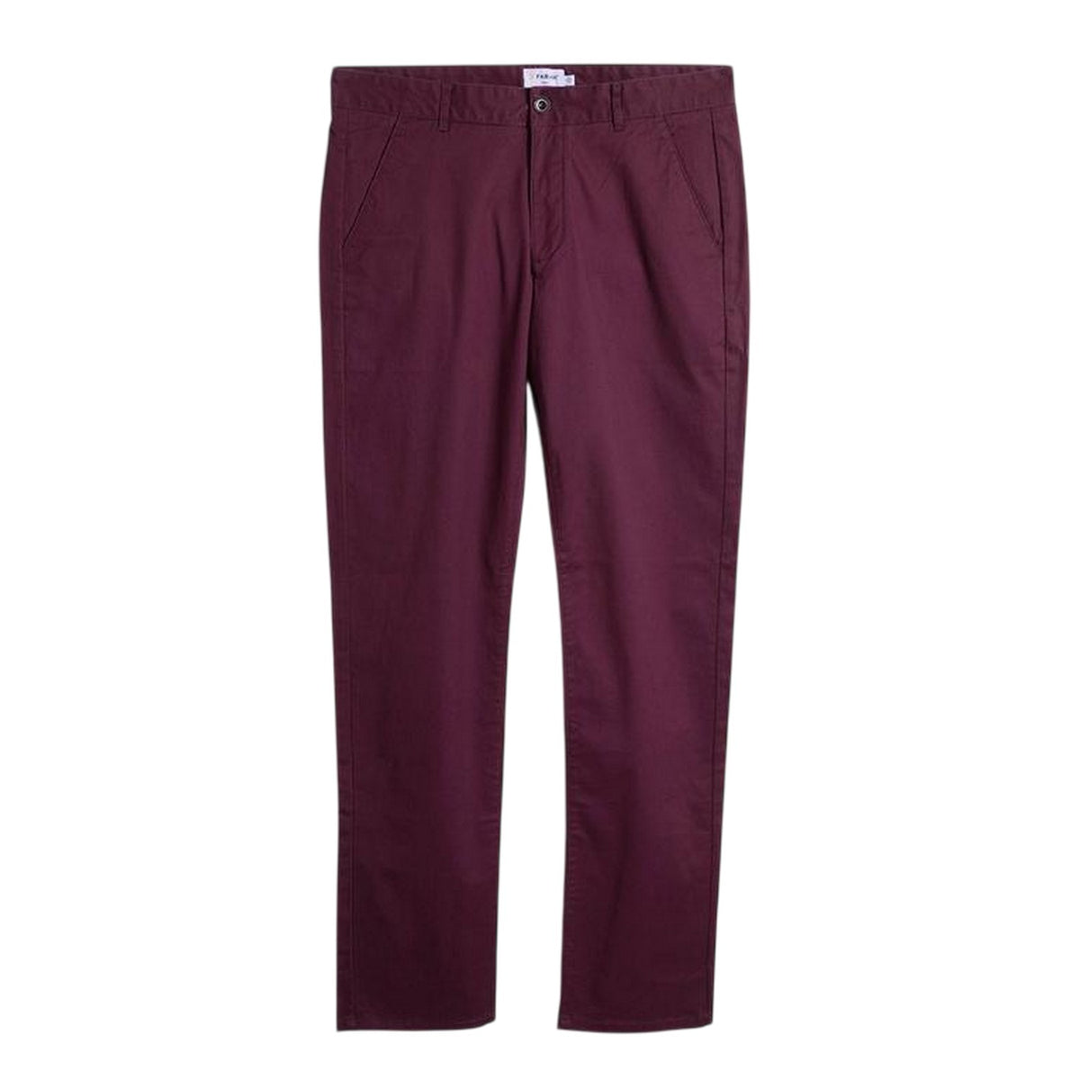 Red - Front - Farah Mens Elm Slim Chinos