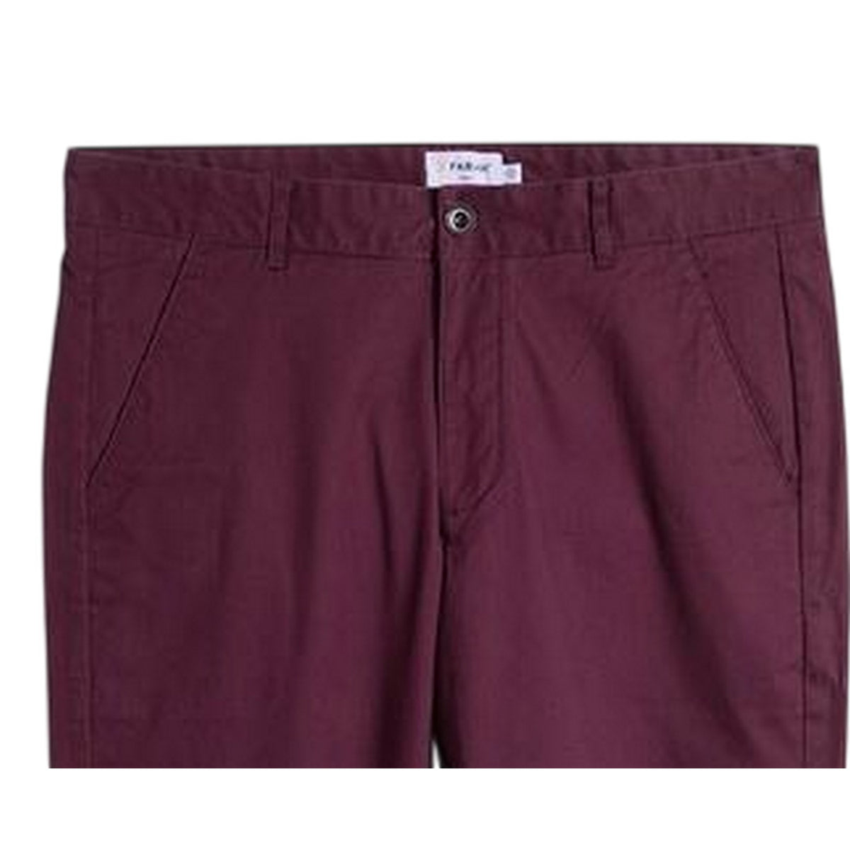 Red - Back - Farah Mens Elm Slim Chinos