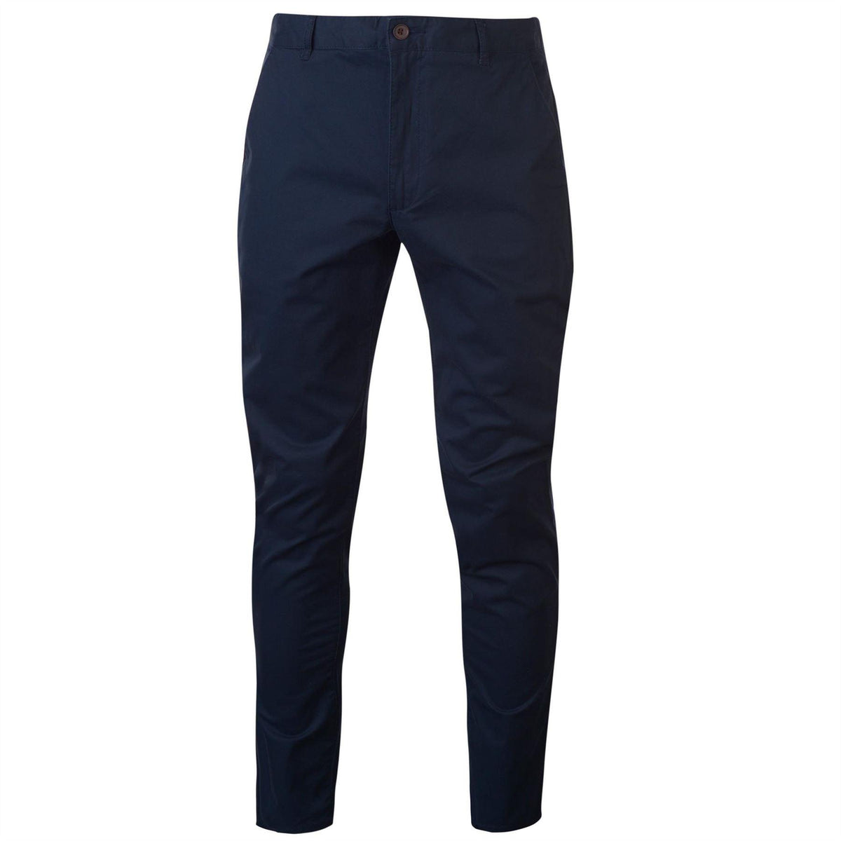 Navy - Front - Farah Mens Elm Slim Chinos