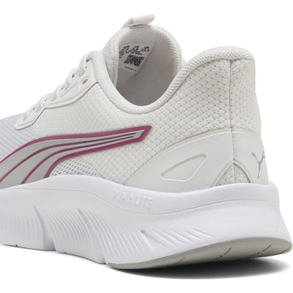 Grey-Pink - Pack Shot - Puma Womens-Ladies Cushioned Trainers